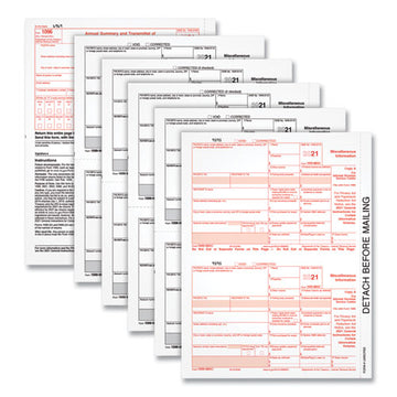 TOPS™ Five-part 1099-misc Tax Forms, 8.5 X 11, 2-page, 50-pack freeshipping - TVN Wholesale